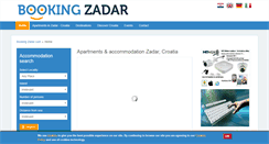 Desktop Screenshot of bookingzadar.com