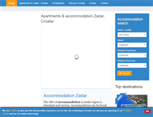 Tablet Screenshot of bookingzadar.com